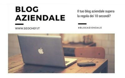 Il tuo blog aziendale supera la regola dei 10 secondi?