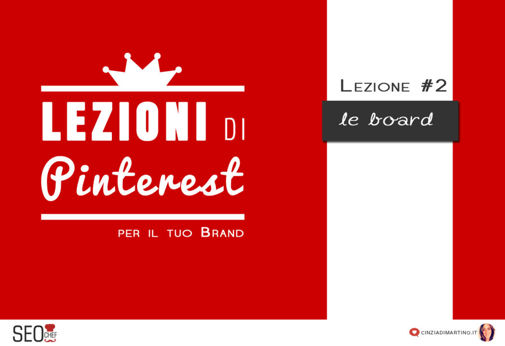 Pinterest per i business: board e organizzazione dei contenuti