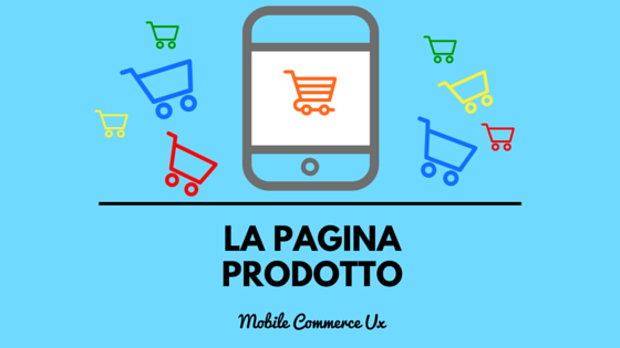 pagina prodotto user experience design